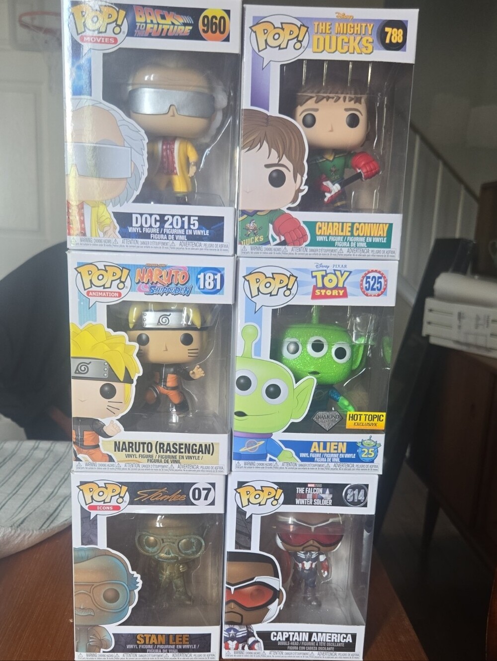 6 Assorted Funko POPS